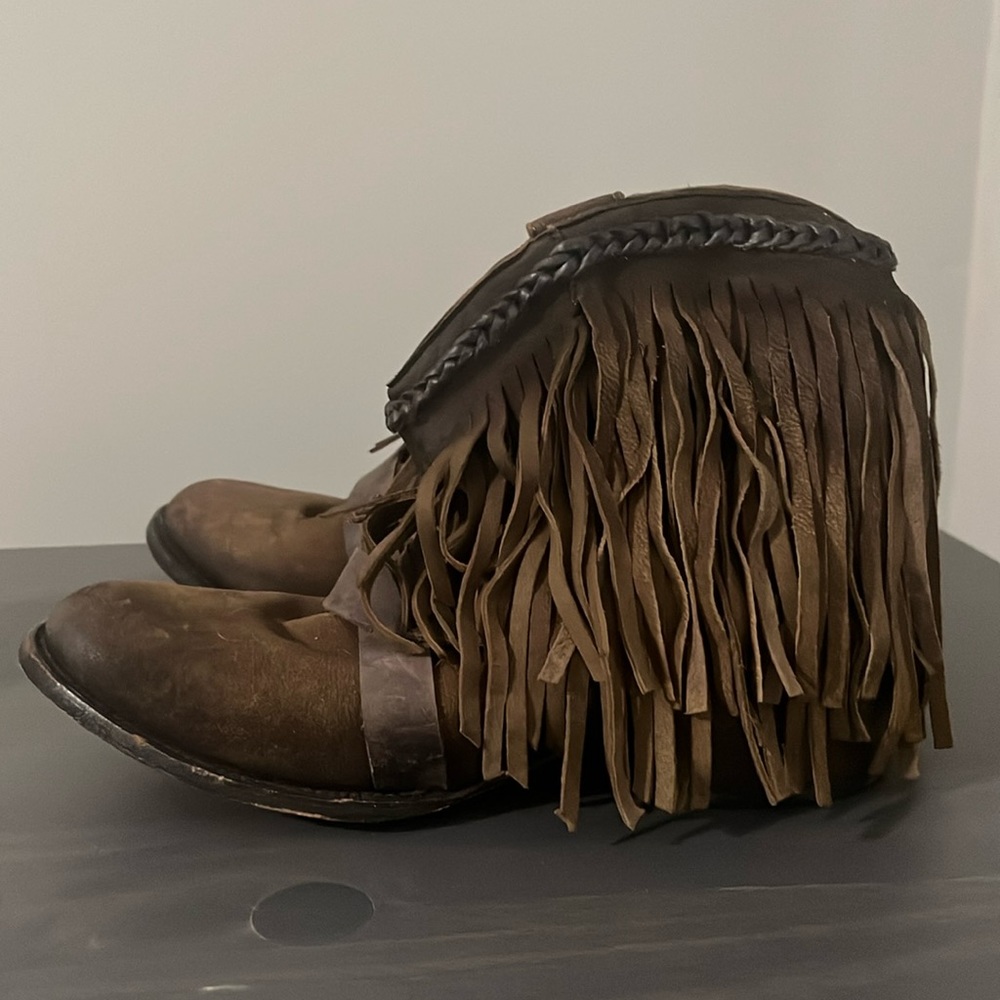 Freebird Dallas Fringe Booties